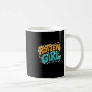 Cool Rotten Girl in Graffiti Style Coffee Mug