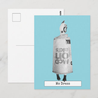 Cool Rubber Chicken Fashion Postcard