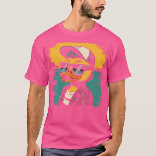 Cool Rubber Duck Costume Gangster Style Funny Hip  T-Shirt