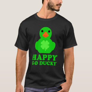 Cool Rubber Duck Lucky Go Ducky St Patrick's Day T-Shirt