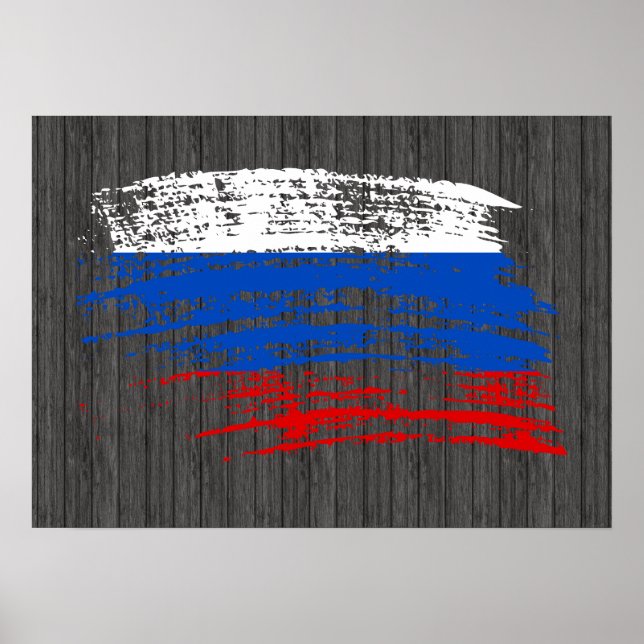 Cool Russian flag design Poster (Front)