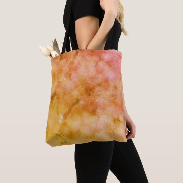 Cool Rustic Abstract Unique Chic Tote Bag (Close Up)
