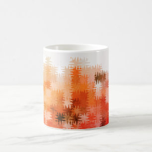 Cool Rustic Autumn Pattern Coffee Mug