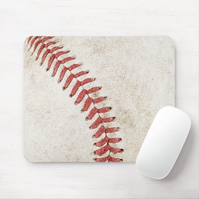 Cool rustic baseball illustration for him  mouse mat (With Mouse)