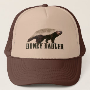 Cool Rustic Honey Badger Trucker Hat