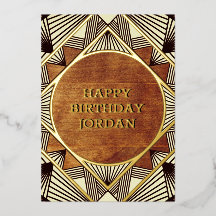  Cool Rustic Retro Masculine Personalised Birthday