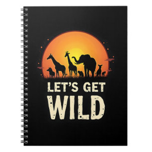 Cool Safari Design For Men Women Kids Safari Anima Notebook