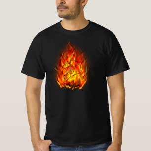 Cool safe Motorcycle Helmet for Flames and Bikes  T-Shirt
