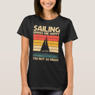 Cool Sailing For Men Women Boating Nautical Sail B T-Shirt