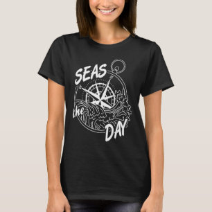 Cool Sailing Seas The Day Navigation Present T-Shirt