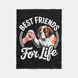 Cool Saint Bernard Costume For Men Women St. Berna Fleece Blanket