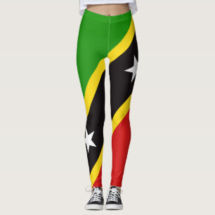 Cool Saint Kitts And Nevis Flag Fashion Leggings