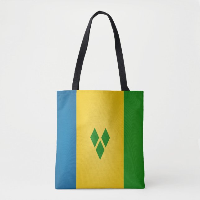 Cool Saint Vincent And The Grenadines Flag Fashion Tote Bag (Front)