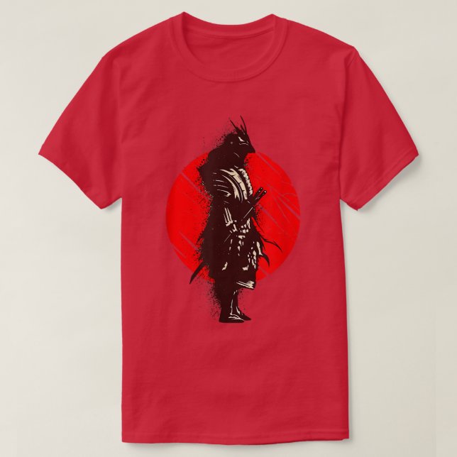 Cool Samurai Warrior  (2) T-Shirt (Design Front)