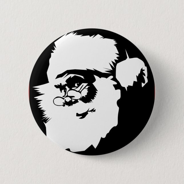 Cool Santa 6 Cm Round Badge (Front)