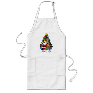 Cool Santa and Reindeer Apron