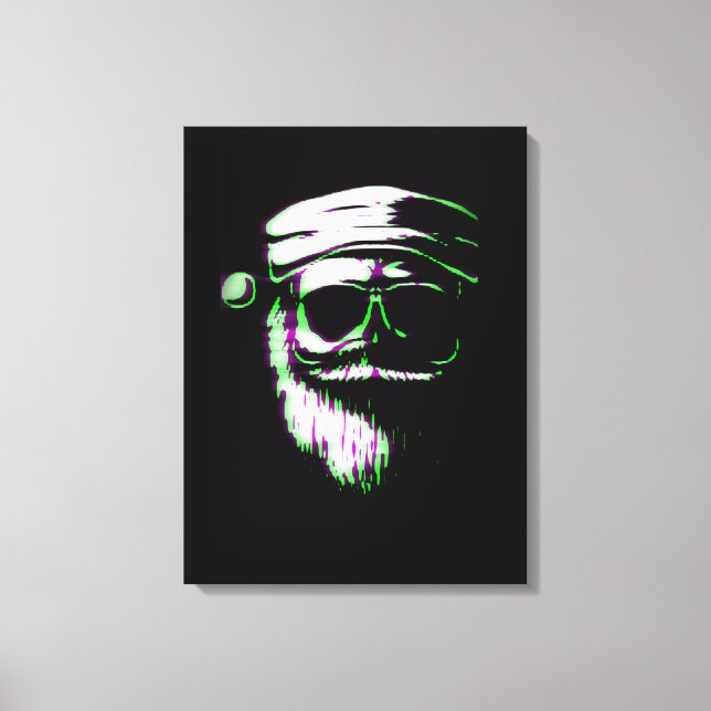 Cool Santa Canvas Print (Front)
