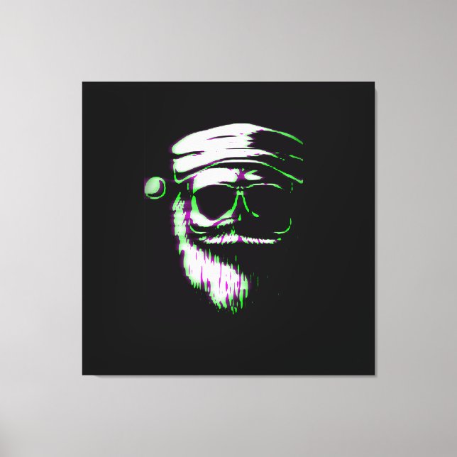 Cool Santa Canvas Print (Front)