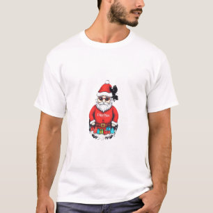 Cool Santa Christmas T-Shirt Design