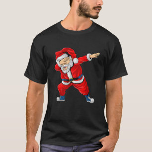 Cool Santa Claus Dab Dancing Christmas Funny Xmas T-Shirt
