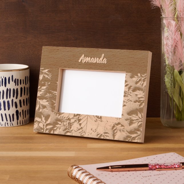 Cool Santa Claus Etched Frames (Left)