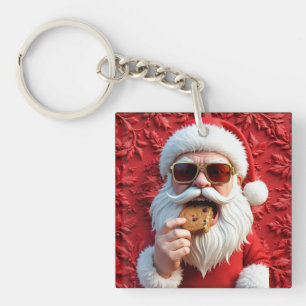 Cool Santa Claus Key Ring