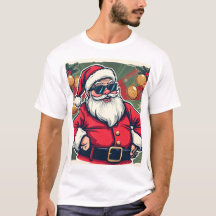 Cool Santa Claus with Trendy Sunglasses