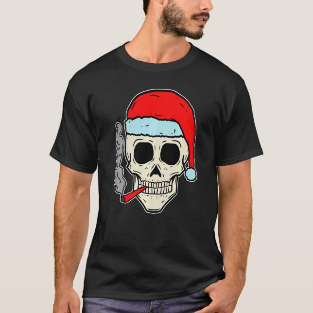 Cool Santa Claus Xmas Party Merry Christmas T-Shirt (Front)