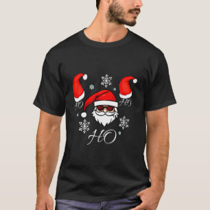 Cool Santa Ho Ho Ho T-Shirt Festive Christmas