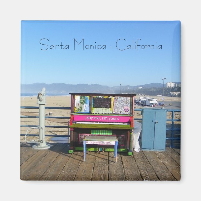 Cool Santa Monica Magnet! Magnet (Front)