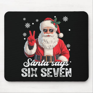 Cool Santa Says 67 Meme Funny Christmas Xmas Men W Mouse Mat