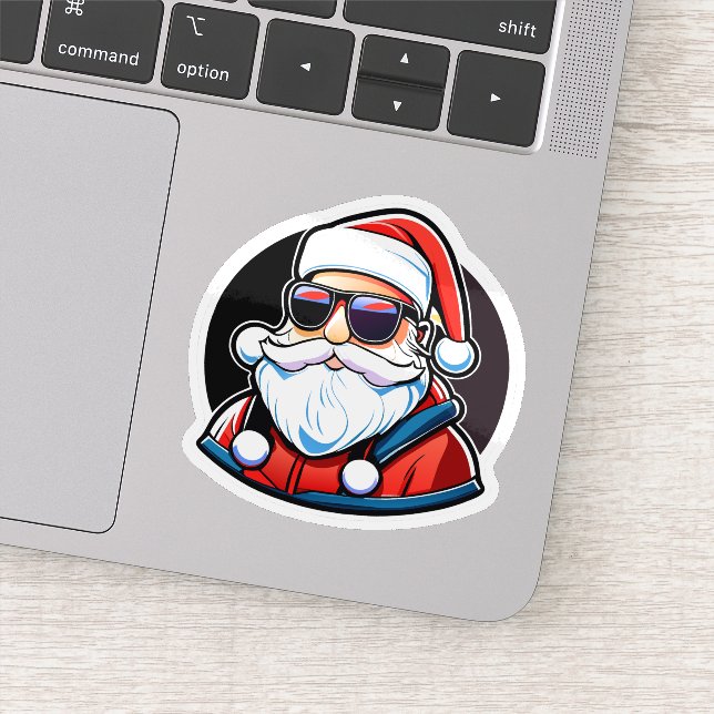 Cool santa sticker  (Detail)