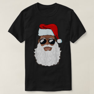 Cool Santa with Shades Christmas Design T-Shirt