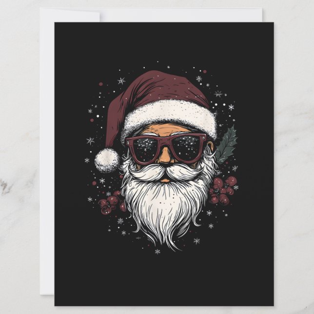 Cool Santa with Sunglasses Christmas (Front)