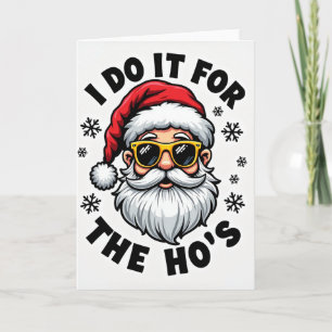 Cool Santalike Figure Christmas Card