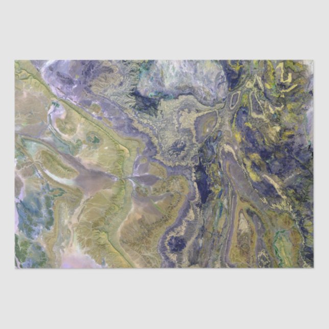 Cool Satellite Colour Image Tissue Paper (Front)