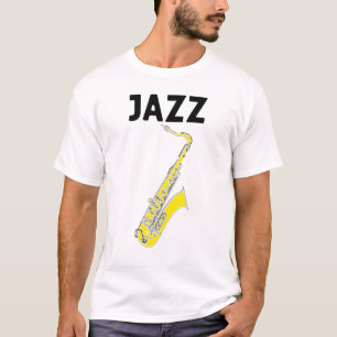 Cool Saxophone For Men Women Jazz Player Marching T-Shirt