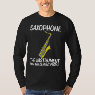 Cool Saxophone For Men Women Jazz Player Marching  T-Shirt