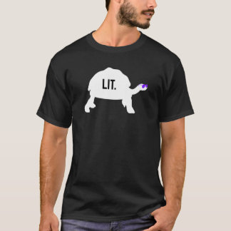 Cool Saying We Lit Turtle Tortoise Hilarious Anima T-Shirt