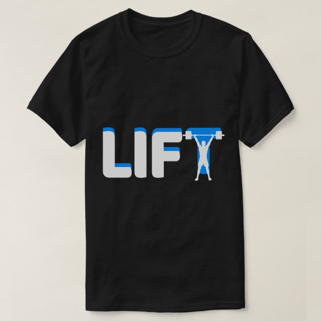 Cool Saying Weight Lifting Dumbbell Fitness Traini T-Shirt (Design Front)