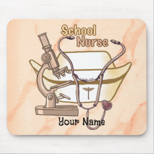 Cool School Nurse Mouse Mat