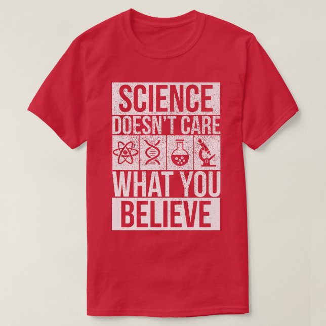 Cool Science Art For Men Women Scientist Science L T-Shirt (Design Front)