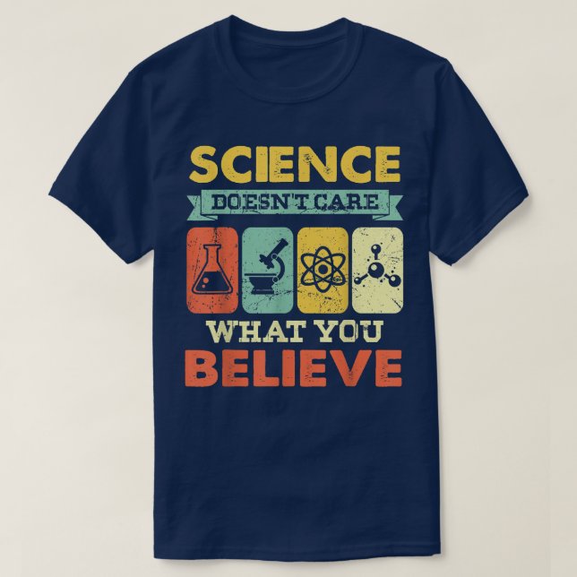 Cool Science Art For Men Women Scientist Science L T-Shirt (Design Front)