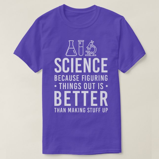 Cool Science Art Men Women Biology Chemistry Scien T-Shirt (Design Front)