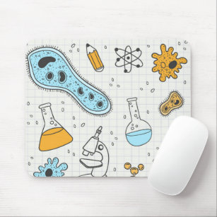 Cool science Geek biology art Mouse Mat