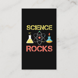 Cool Science Lab Experiments Physicsts Chemistry Business Card