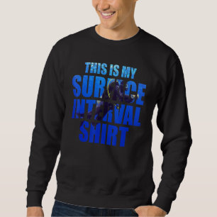 Cool Scuba Diving Shirt In Super Vintage Style