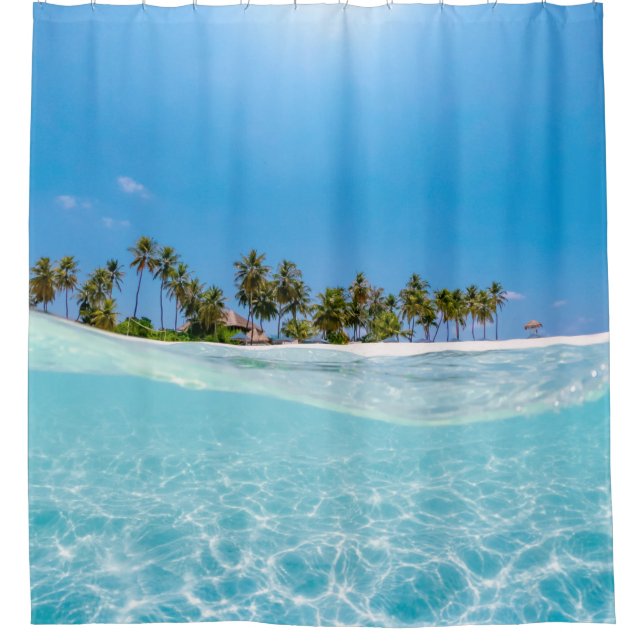 Cool Sea Animals Shower Curtain (Front)