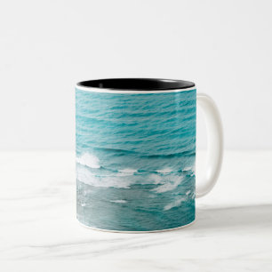 Cool Sea Animals Two-Tone Coffee Mug