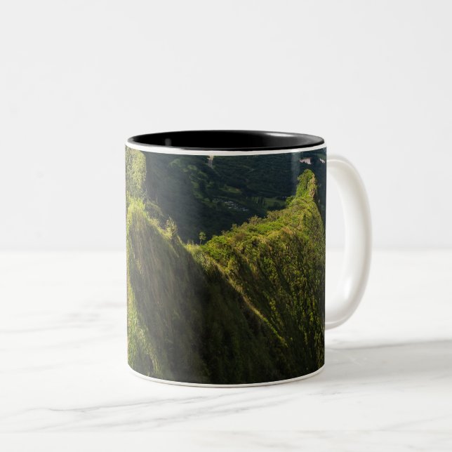 Cool Sea Creatures Two-Tone Coffee Mug (Front Right)